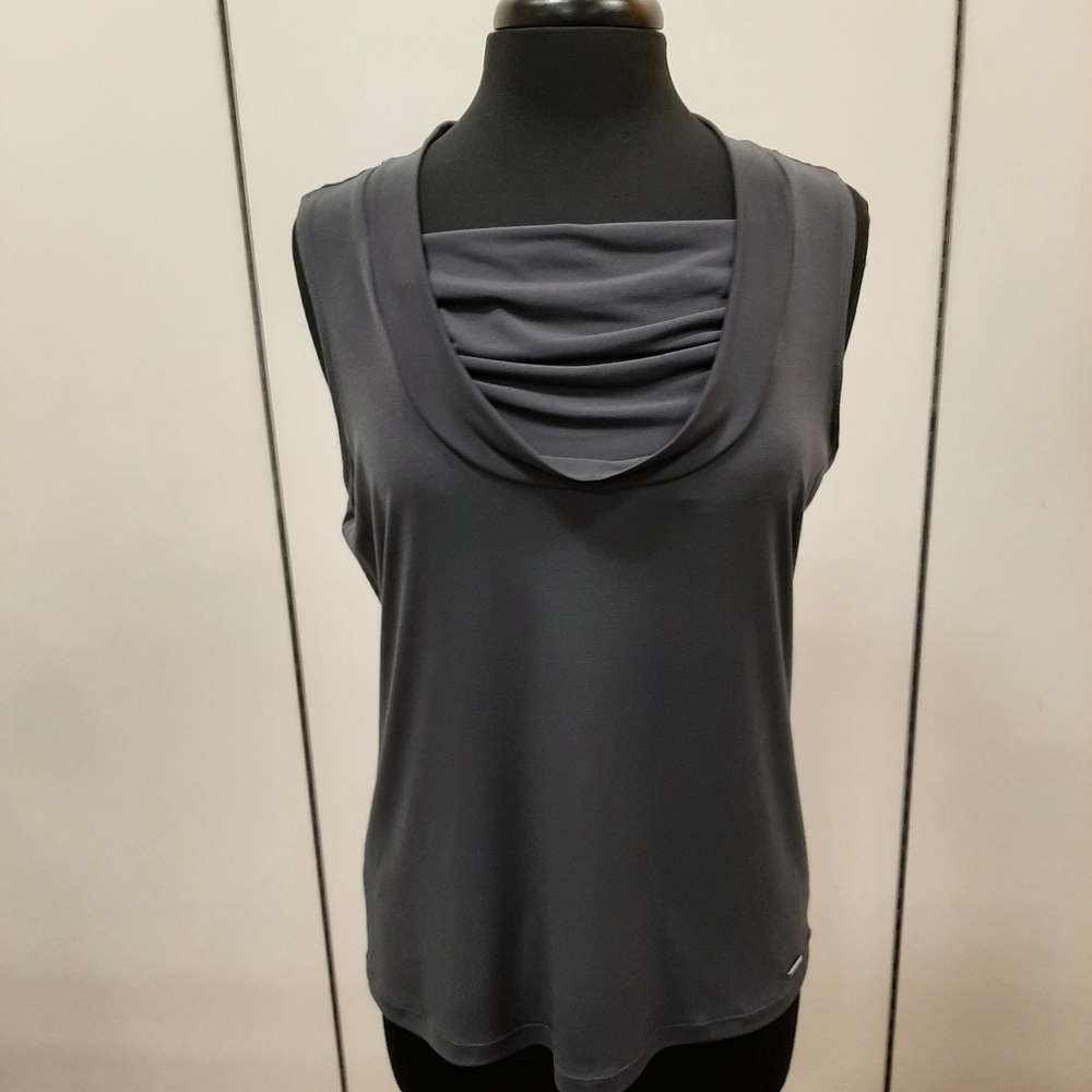 Calvin Klein Dark Grey Sleeveless Top
